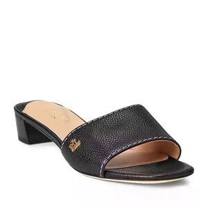 NEW Ralph Lauren Fay Tumbled Leather Sandals